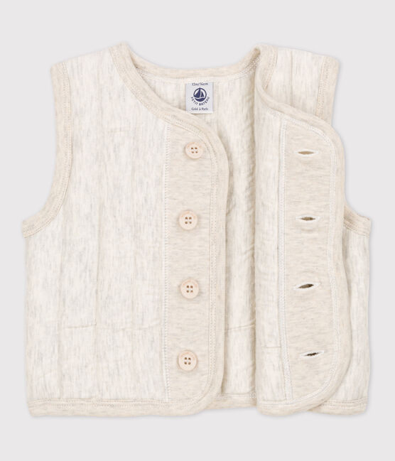 Chaleco de túbico acolchado de bebé beige MONTELIMAR CHINE