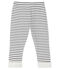 Pantalón de tejido túbico estampado para bebé blanco MARSHMALLOW/azul SMOKING