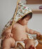 Toalla de ba&ntilde;o y manopla para beb&eacute; con estampado de frutas blanco/amarillo/multicolor