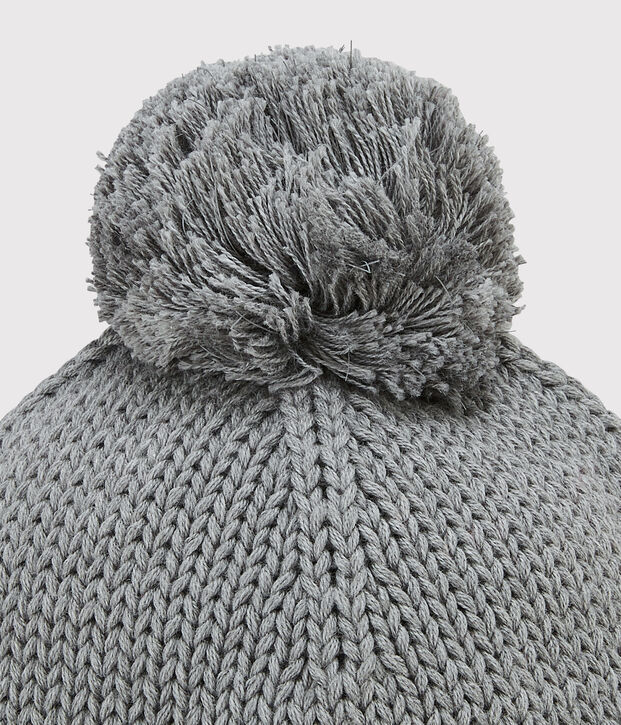 Gorro para ni&ntilde;a gris