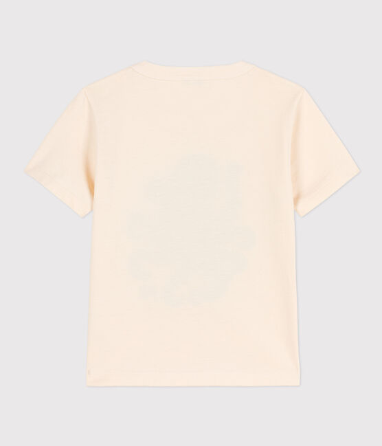 Camiseta flocada de manga corta para niño crudo AVALANCHE