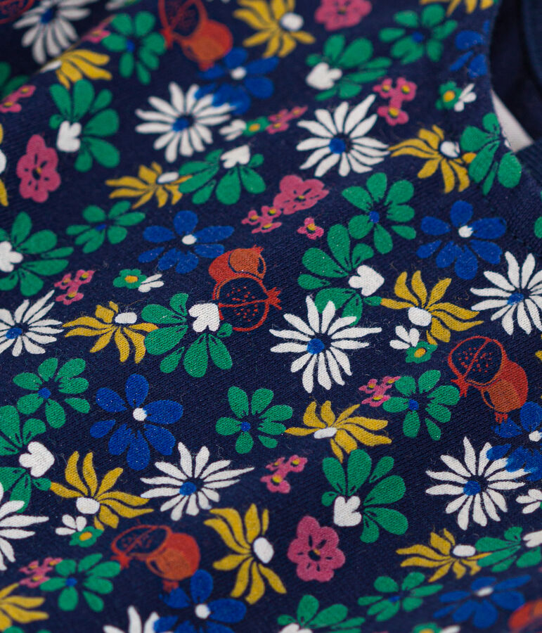 Blusa sin mangas de jersey para beb&eacute; azul/multicolor