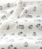 Mono saco para bebé de punto blanco MARSHMALLOW/azul TOUDOU/ MULTICO