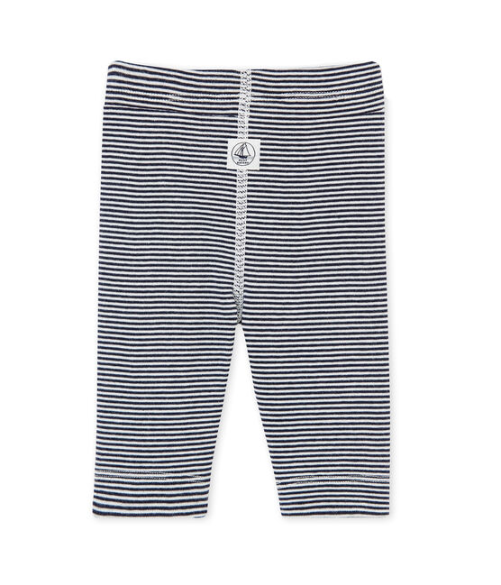 Legging milrayas bebé mixto azul SMOKING/blanco LAIT