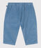 Pantalón de terciopelo liso para bebé ADRIATIC