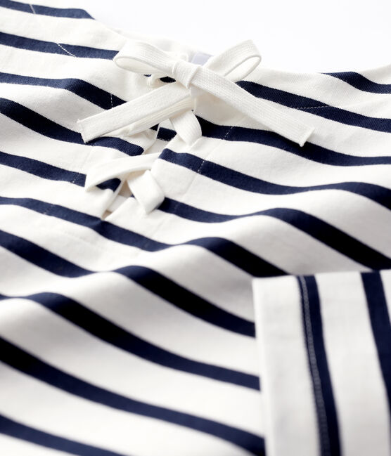 Camiseta de mujer blanco MARSHMALLOW/azul SMOKING