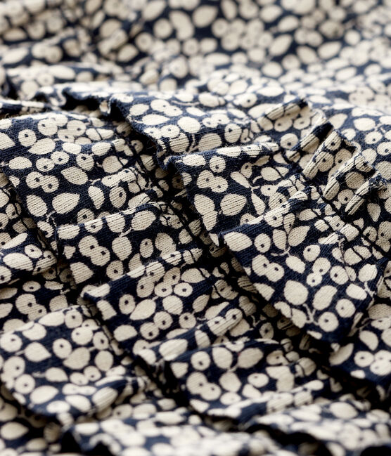 «Leggings» estampados para bebé niña azul SMOKING/blanco MARSHMALLOW