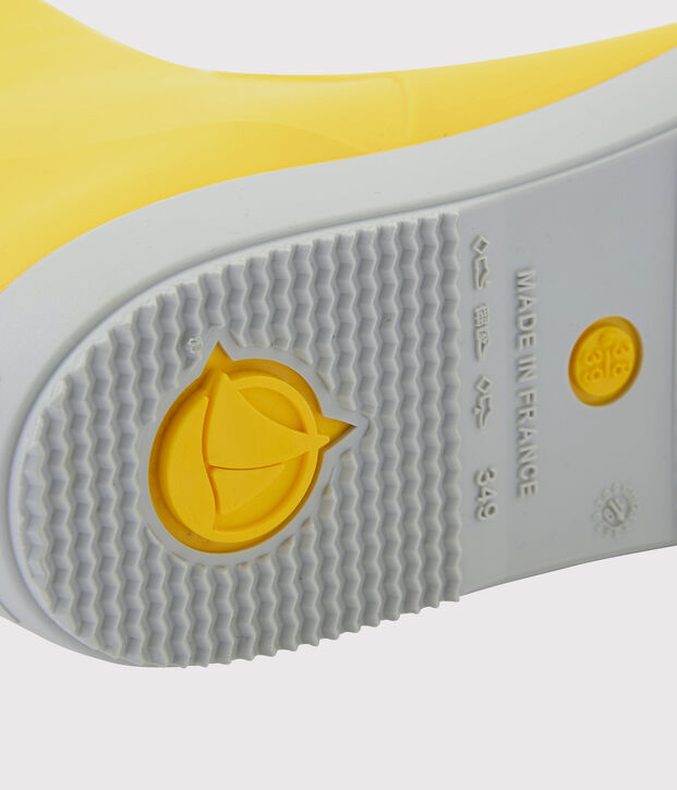 Botas de lluvia amarillo