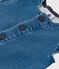 Mono denim de bebé sin mangas azul BLEU DELAVE