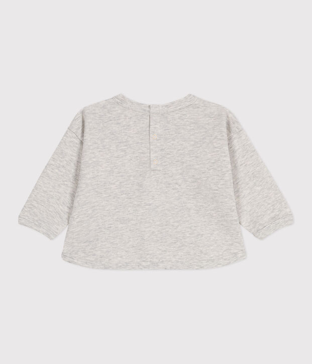 Sudadera lisa de algod&oacute;n para beb&eacute; BELUGA CHINE