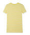 Camiseta de mujer en canalé original de rayas amarillo SHINE/blanco MARSHMALLOW