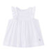 Vestido para bebé niña con bordado inglés