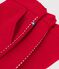 Pantal&oacute;n infantil de jogging wide leg de algod&oacute;n rojo