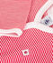 Pijamas de bebé de manga larga sin pies de algodón rojo CORRIDA/blanco MARSHMALLOW