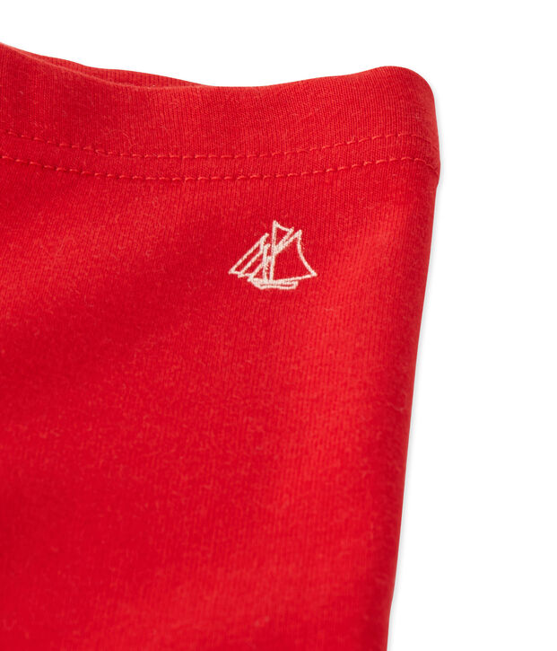 Legging para beb&eacute; ni&ntilde;a. rojo