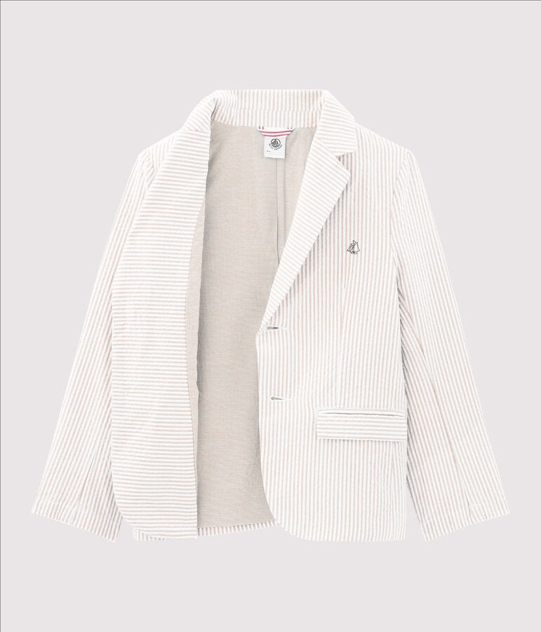 Chaqueta de ni&ntilde;o beige BEIGE/blanco MARSHMALLOW