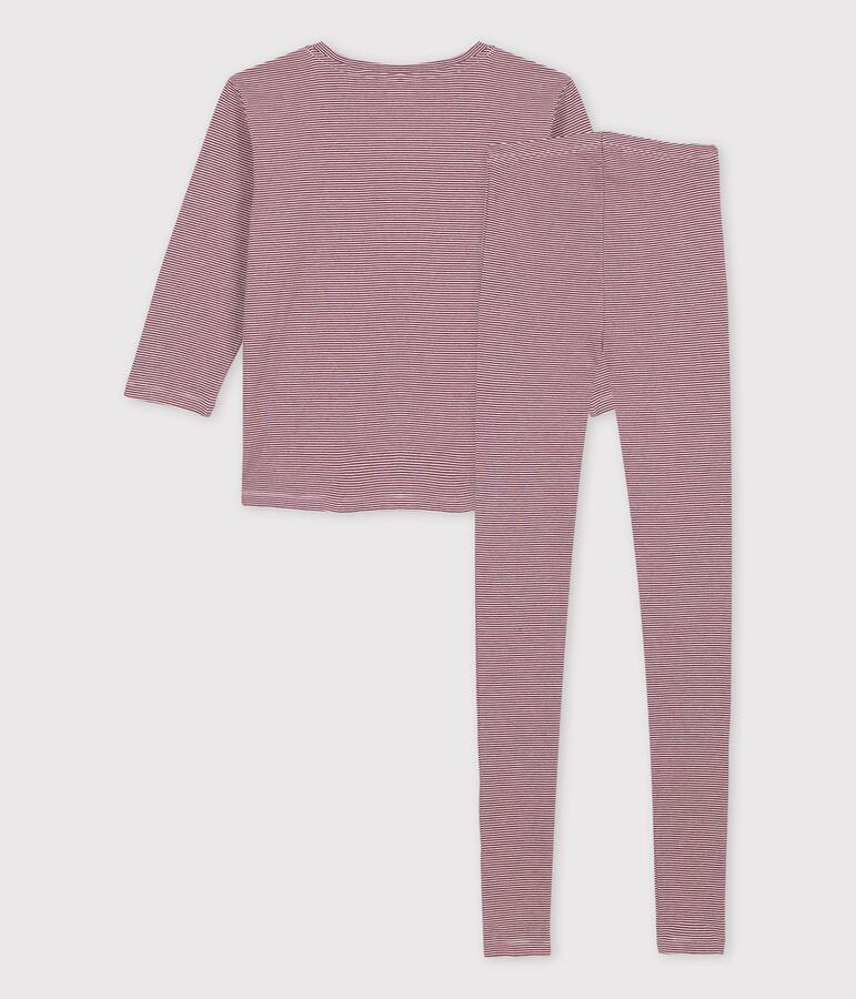 Pijama Tajinebanane x Petit Bateau rojo/blanco