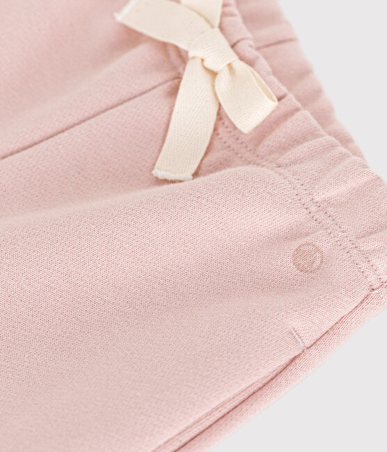 Pantalón de muletón de bebé rosa SALINE
