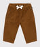 Pantalón de terciopelo para bebé marron CUIVRE