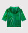 Chubasquero transparente para bebé unisex verde PRADO