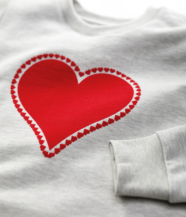 Sudadera de mulet&oacute;n de mujer gris