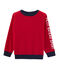 Sudadera de canalé para niño rojo TERKUIT CN