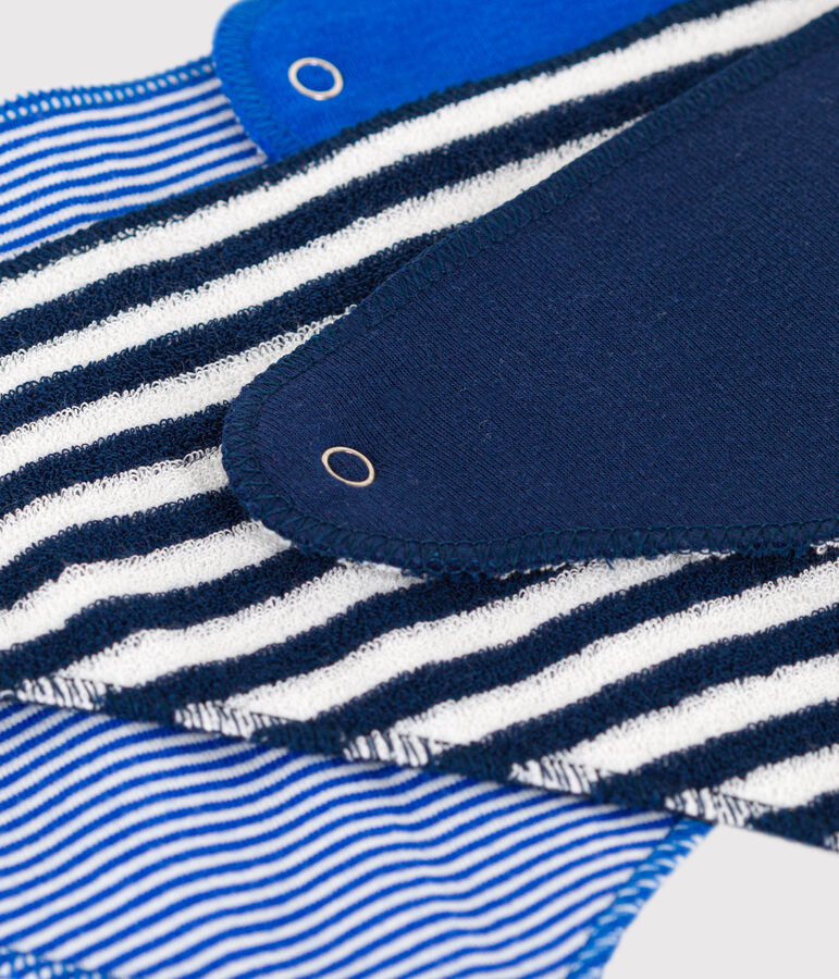 Juego de 2 bandanas a rayas para beb&eacute; multicolor