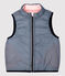 Chaqueta alcolchada para bebé, reversible, sin mangas y de poliéster reciclado rosa MINOIS