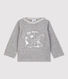 Camiseta de manga larga a rayas para bebé niño