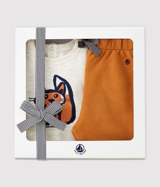 Estuche de regalo con camiseta y pantalón para bebé variante 1