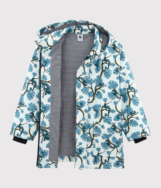 Impermeable estampado infantil para niño blanco MARSHMALLOW/blanco MULTICO