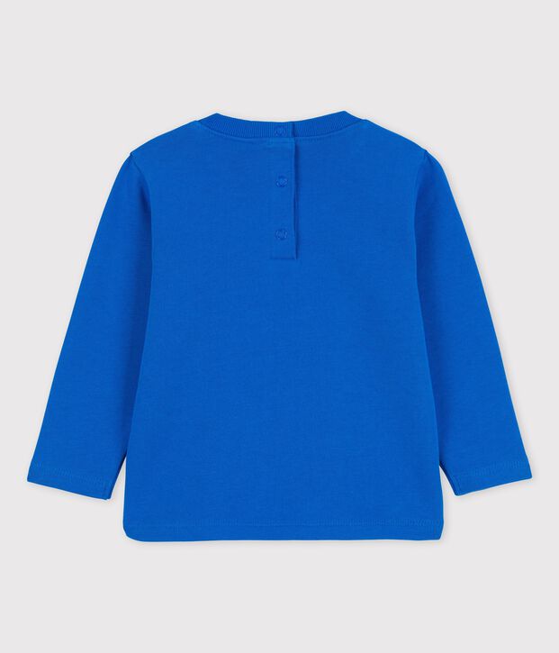 Sudadera de mulet&oacute;n de beb&eacute; azul