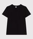 Camiseta Recta de algodón liso para mujer