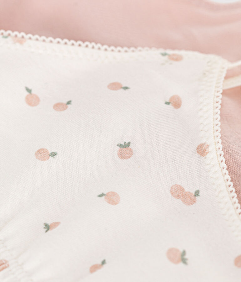 Juego de 2 tops infantiles de algod&oacute;n y elastano variante 1