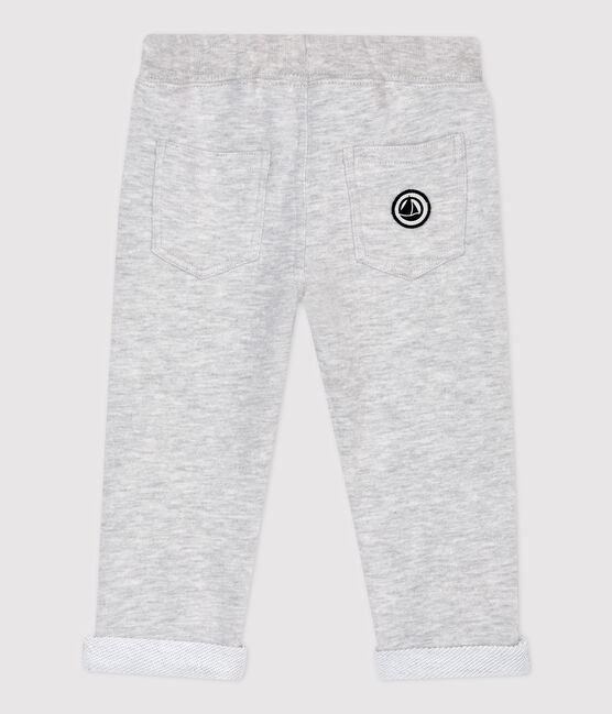 Pantalón de muletón de bebé. gris BELUGA CHINE