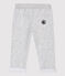 Pantalón de muletón de bebé. gris BELUGA CHINE
