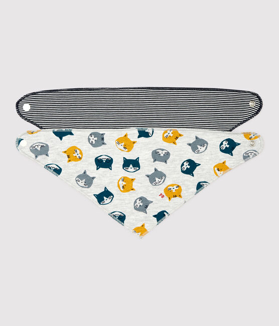 Juego de 2 bandanas-baberos para bebé variante 1