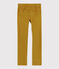 Pantalón de terciopelo para niña amarillo TOPAZE