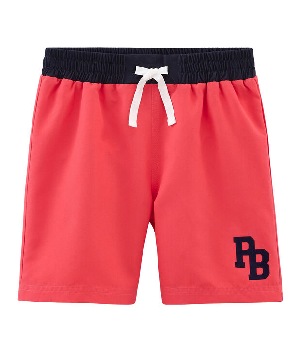 Shorts de playa infantiles para ni&ntilde;o rosa
