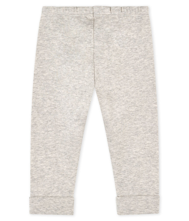 Pantal&oacute;n para beb&eacute; ni&ntilde;o de punto gris