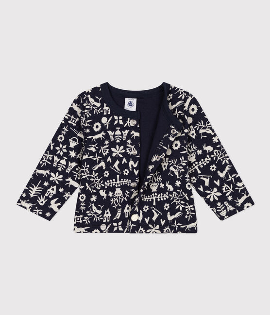 Cárdigan estampado de túbico acolchado para bebé azul SMOKING/ AVALANCHE