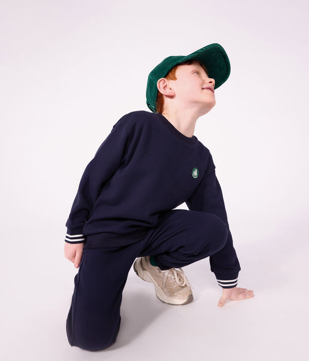 Sudadera infantil lisa de algod&oacute;n SMOKING