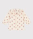 Blusa estampada de gasa de algodón para bebé