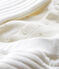 Conjunto de tres piezas para bebé niña de túbico blanco MARSHMALLOW