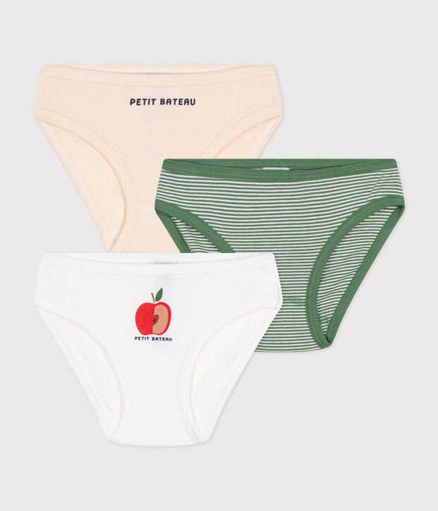 Lot de 3 culottes en coton enfant multicolor