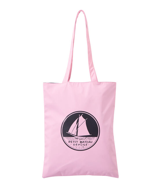 Bolsa para la compra impermeable y lisa para mujer rosa BABYLONE