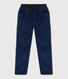 Pantalón recto de terciopelo medio de niña / niño