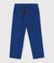 Pantal&oacute;n recto de terciopelo azul