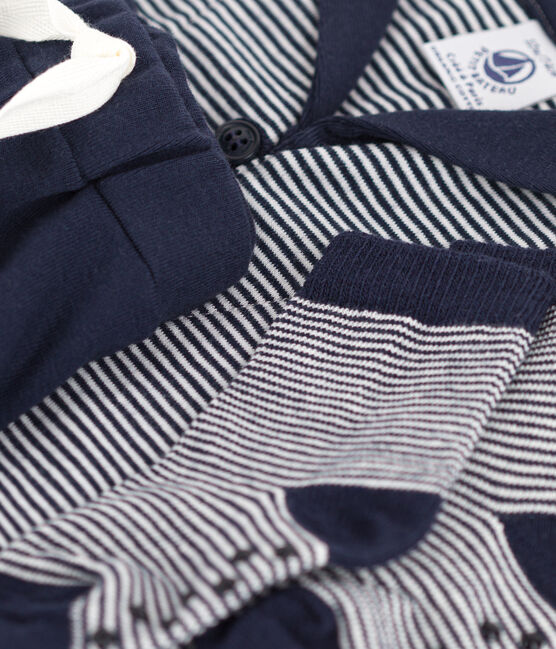 Conjunto de regalo de 3 piezas de estilo marinero para bebé variante 1
