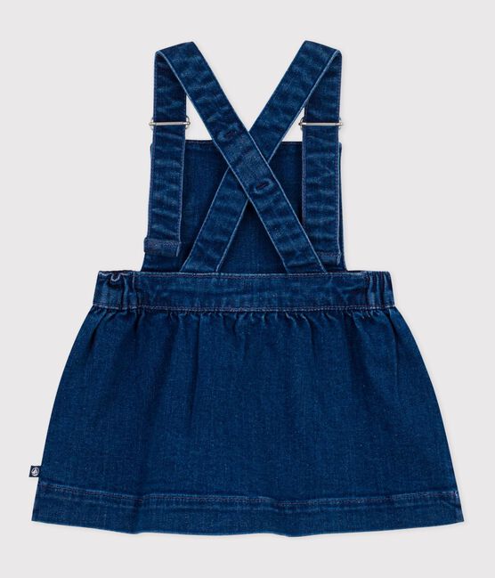 Pichi de tejido denim para bebé azul DENIM MOYEN
